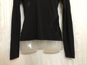 Sava Long Sleeve Black Top
