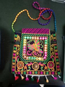 Embroidered Crossbody Bag