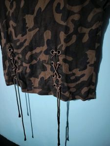 Army Print Camouflage Top 🪖