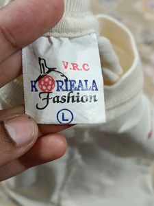 Cream T Shirt