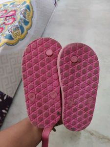 Babyoye Pink Bird Sandals