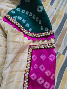 Heavy Bandhani Gharara Kurta Set