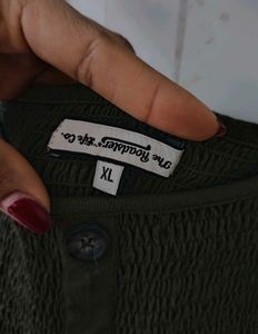 Olive Green Sundress