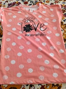 Cute Graphic Print Top