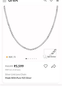 Giva Real 925 Silver Chain