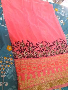 Fancy Desginer Saree With Stitched Blouse