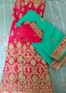 Elegant Half Saree with Blouse