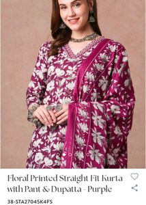 Purple Colour Brand New Suit Set