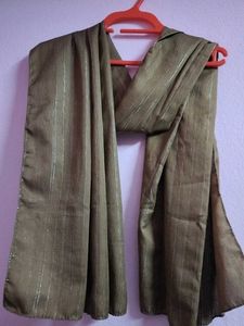 Soft Crepe Striped Scarf