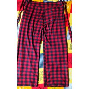 Women's Checked Trousers For Daily Wear
