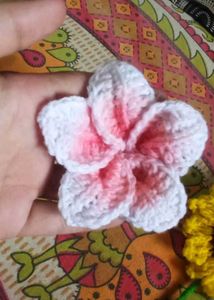 Crochet Sunflower With Lily Hair Clip🌺💗🫶🏻