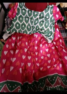 Crop Top Lehenga Without Dupatta