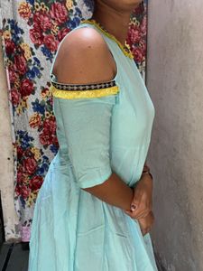 Light Green Anarkali Kurta From Anouk