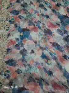 Pastel Organza Dupatta