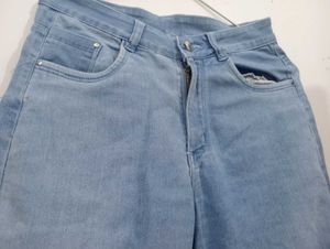 Light Wash Wide Leg Jeans