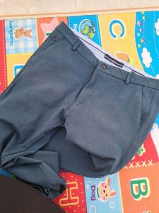 Men's Blue Casual Pants