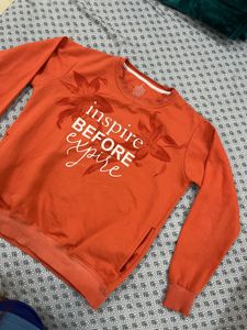 Orange Sweatshirt