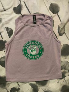 H&M DIVIDED Unicorn Starbucks Tank