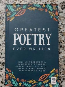 Greatest Poetry Ever Written