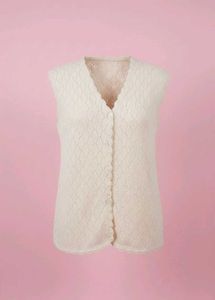 Vintage Knit Vest - Button Up
