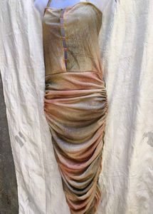 DAMN GORGEOUS RUCHED LONG BODYCON