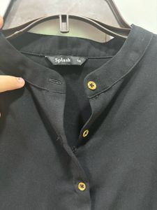 Splash Black Shirt . Fresh Piece