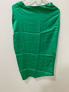 Zara Green Ruched Skirt