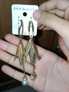 Leaf Drop Earrings