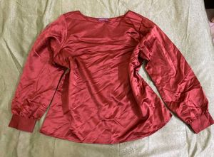 Rust In Color Satin Top Bust 38/40/42