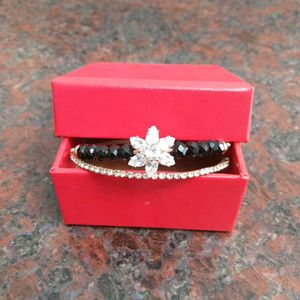 Sparkling Flower Bracelet Set