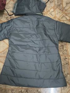Stylish Grey Padded Jacket