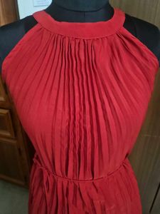 New Fit Aand Flare Knee Length Dress