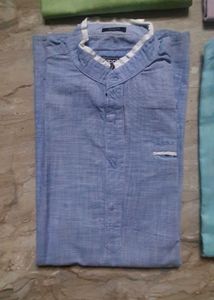 Long Fit L Size Men Shirt Combo Set