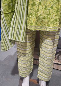 3 pcs parrot green suit