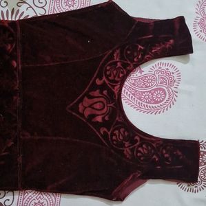 Velvet Crop top