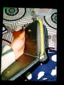 Quilted Black Wallet
