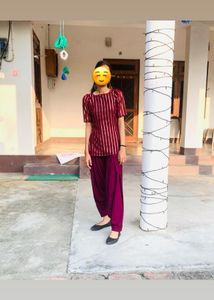 It’s Designer Kurti With Dhoti Pants