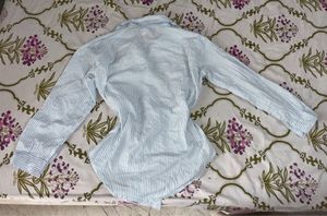Blue And White Stripped Shirt