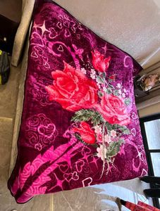 Floral Velvet Blanket