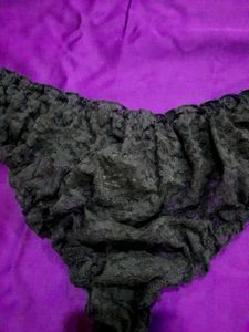 H&amp;M Black Lace Thong