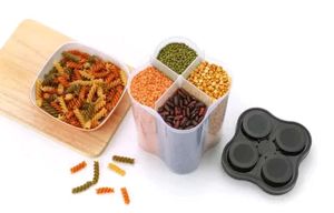 🛒Multipurpose 4-Section Storage Container