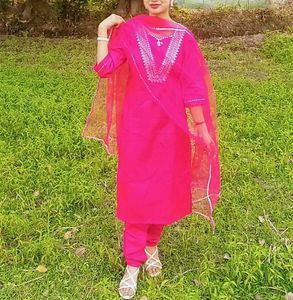 Kurti With Dupatta Pant Set