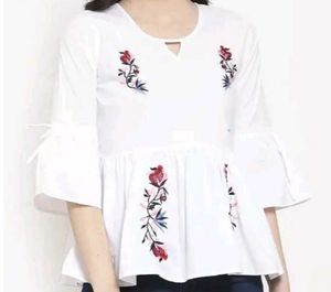Breezy White  Floral Top – Perfect for summer✨️