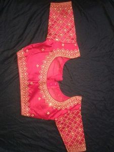Red Readymade Blouse