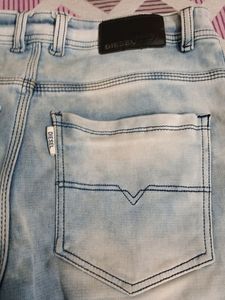 White Blue Diesel Company Jeans