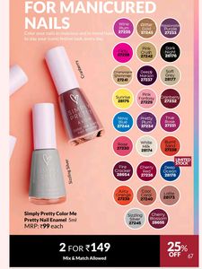 Avon simply pretty nail paint