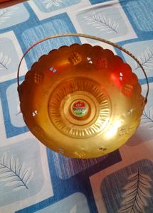 30 Years Old Pure Brass Basket