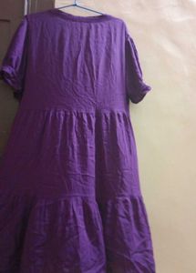 Purple Casual Dress
