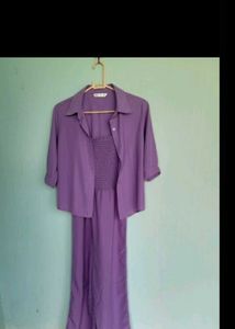 Stylish Purple Jumpsuit