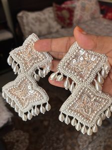 Beaded Statement Earrings